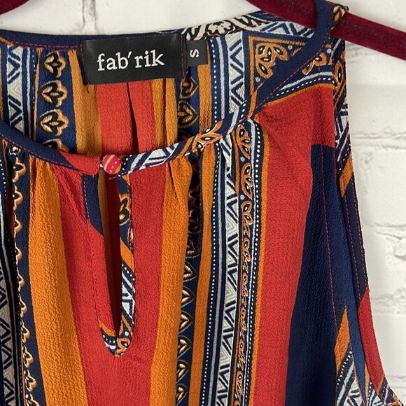 Fab’rik Patterned Tank Size Small - Picture 6 of 6